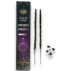 Amethyst Incense Crystal Magic Aum Fragrances -...