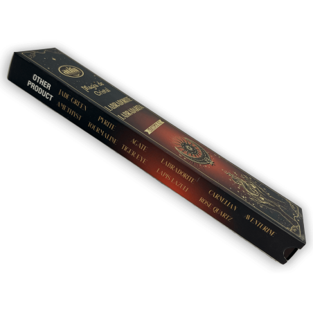 Encens Labradorita Màgia de Cristall Aum Fragrances - Encens amb capseta de vidres de Labradorita - 20gr.