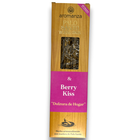 Tămâie Buena Onda Palo Santo cu sărut de fructe de pădure AROMANZA Argentina - Sweetness of Home - 8 bețișoare groase
