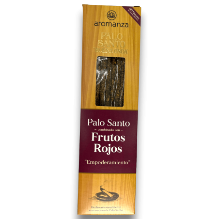 Good Wave Palo Santo Rökelse med rökelse Röda Frukter AROMANZA Argentina - Empowerment - 8 tjocka pinnar