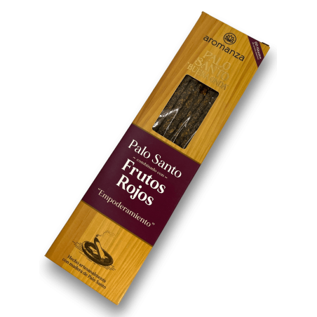 Good Wave Palo Santo Rökelse med rökelse Röda Frukter AROMANZA Argentina - Empowerment - 8 tjocka pinnar