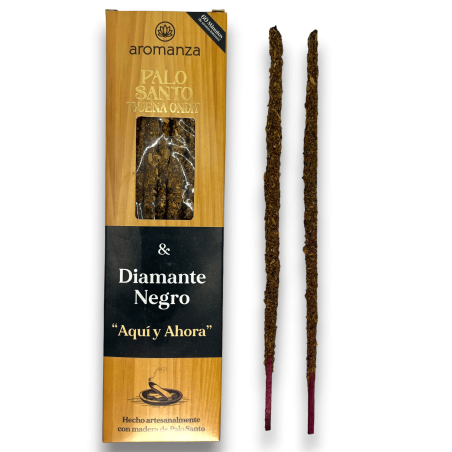 Tămâie Buena Onda Palo Santo cu tămâie cu diamante negre Aromanza Argentina Here and Now - 8 bețișoare groase