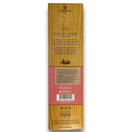 Buena Onda Wierook Palo Santo met Freesia's van Cabo Pure Love Aromanza Wierook - 8 stokjes - Iluminarte Argentina