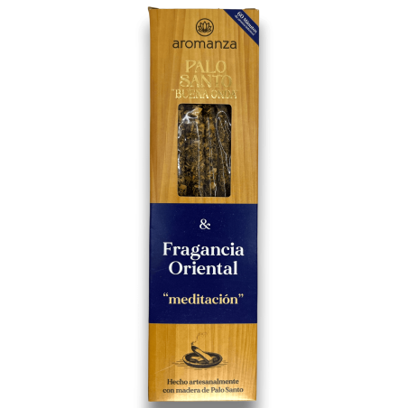 Encens Bona Onda Palo Santo amb Fragància Oriental Meditació Encens Aromanza - 8 varetes - Il·luminar-te Argentina
