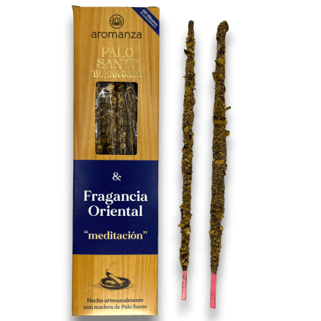 Good Wave Incenso Palo Santo con Fragranze Orientali Meditazione Incensi Aromanza - 8 bastoncini - Iluminarte Argentina