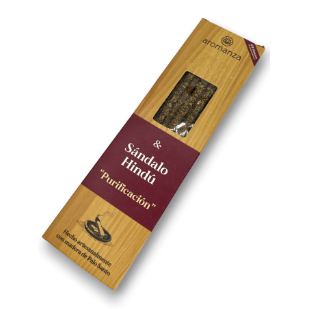 Good Wave Wierook Palo Santo met Hindoe Sandelhout Zuiveringswierook Aromanza - 8 stokjes - Iluminarte Argentina