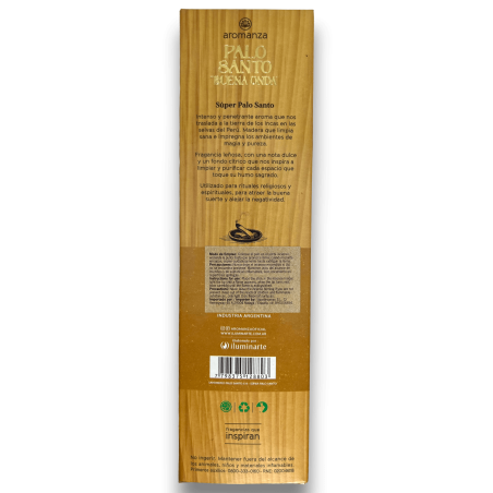 Weihrauch Good Wave Super Palo Santo Weihrauch Aromanza - 8 Stäbchen - Iluminarte Argentina
