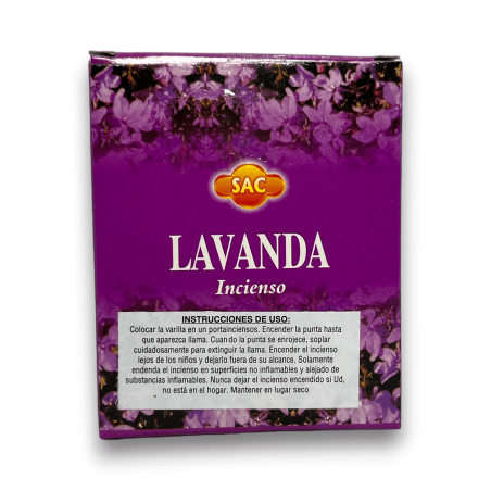 Cones de Incenso SAC Lavanda - 1 caixa de 10 cones