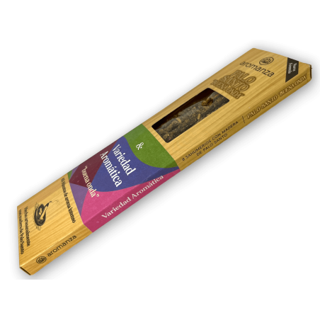 Buena Onda Incense Palo Santo Aromatic Variety Mix Kadzidła Aromanza - 8 sztyftów - Iluminarte Argentina