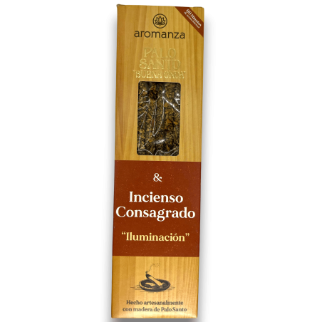 Encens Good Wave Palo Santo avec Encens Consécreux Consacré Encens Aromanza - 8 bâtonnets - Iluminarte Argentina