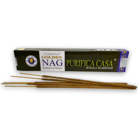 Purify House Incenso GOLDEN NAG Purify House Vijayshree Fragrance - 1 Scatola da 15gr.