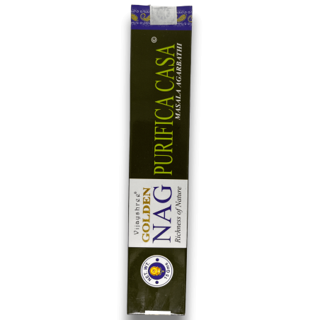Purify House Incense GOLDEN NAG Parfum Purify House Vijayshree - 1 cutie de 15gr.