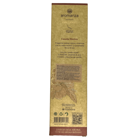 Incenso tibetano Cannella Calore mistico Incenso Aromanza Argentina - Bruciatore di incenso fatto a mano 8 bastoncini extra spes