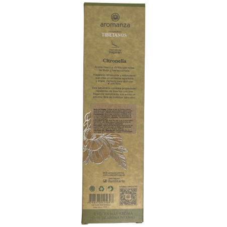 Incenso Tibetano Anti Zanzare Incensi Alla Citronella Aromanza Argentina - Incenso fatto a mano 8 bastoncini extra spessi