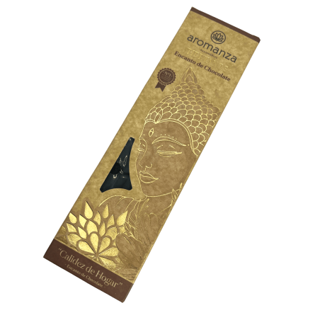 Encens Tibetà Encant de Xocolata Calidesa de la Llar Encens Aromanza Argentina - Sahumeri artesanal 8 varetes gruixudes
