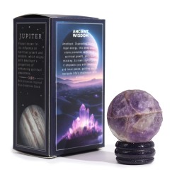 Amethyst Planet Jupiter on 40mm solar golden...