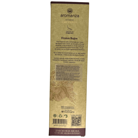 Encens Tibetà Fruits Vermells Empoderament Encens Aromança Argentina - Sahumeri artesanal 8 varetes extra gruixudes