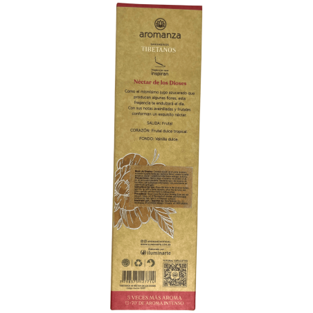 Tămâie tibetană Nectarul zeilor Divine Connection Incense Aromanza Argentina - Arzător de tămâie realizat manual 8 bețe suplimen