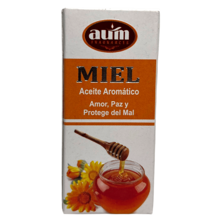 Olio profumato al miele AUM FRAGRANCES Ama, pace e proteggi dal male 10ml.
