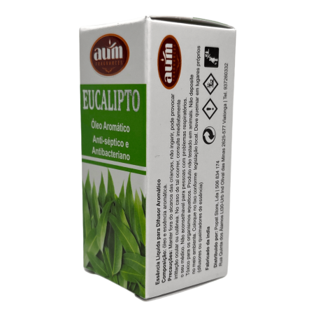 Aceite de Fragancia Eucalipto AUM FRAGRANCES Antiséptico y Antibacteriano 10ml.
