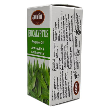 Aceite de Fragancia Eucalipto AUM FRAGRANCES Antiséptico y Antibacteriano 10ml.