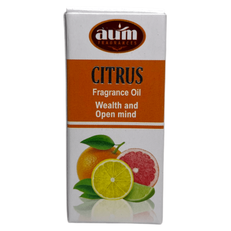 Olio profumato agli agrumi AUM FRAGRANCES Ricchezza e mente aperta 10ml.