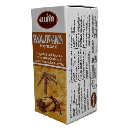 Olio profumato di legno di sandalo e cannella AUM FRAGRANCES elimina la negatività, attira la pace, attira il denaro e attira la