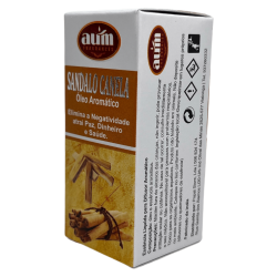 Olio profumato di legno di sandalo e cannella AUM FRAGRANCES elimina la negatività, attira la pace, attira il denaro e attira la