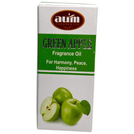 Aceite de Fragancia Manzana Verde AUM FRAGRANCES Armonía, Paz y Felicidad 10ml.