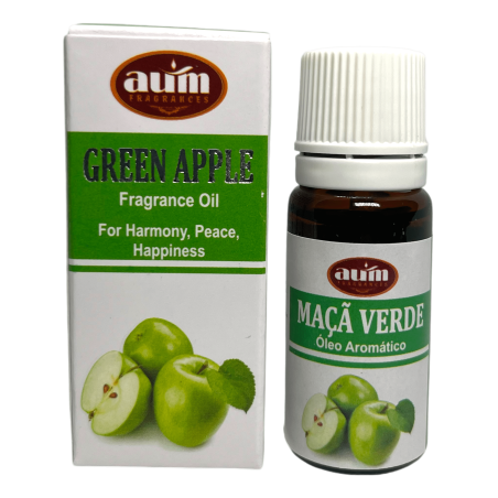 Aceite de Fragancia Manzana Verde AUM FRAGRANCES Armonía, Paz y Felicidad 10ml.