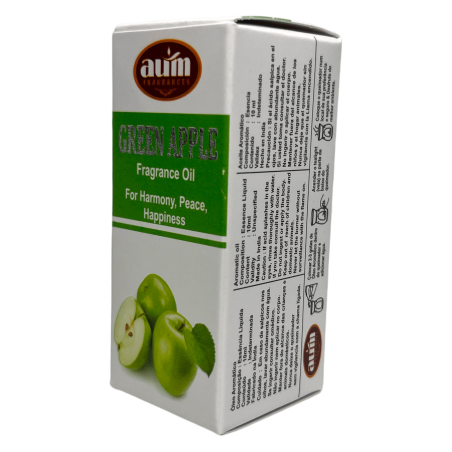 Grönt äppledoftolja AUM DOFT Harmony, Peace and Happiness 10ml.