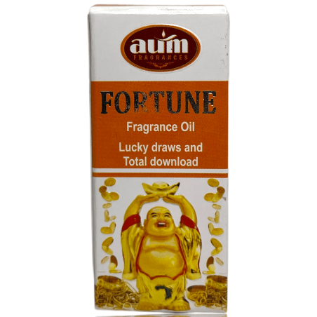 Fortuna Geurolie AUM FRAGRANCES Trekt geluk, fortuin en totale ontlading aan 10ml.