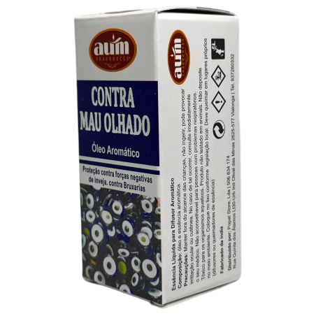 Ulei parfumat împotriva ochiului rău AUM FRAGRANCES Protecție împotriva energiei negative, invidiei și vrăjitoriei 10ml.