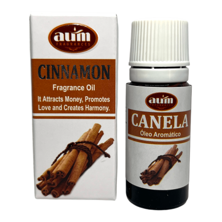 Olio profumato alla cannella AUM FRAGRANCES Attira il denaro, promuove l'amore e crea armonia 10ml.