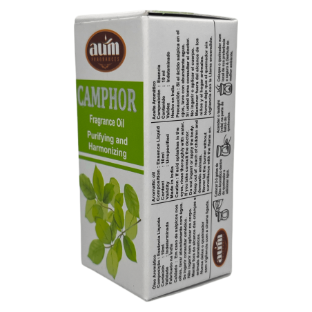 Camphor Fragrance Oil AUM FRAGRANCES Purification and Harmony 10ml.