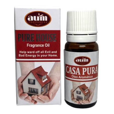 Olio profumato Casa Pura AUM FRAGRANCES Elimina il male e le cattive energie dalla casa 10ml.