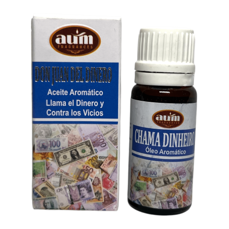 Don Juan del Dinero Geurolie AUM FRAGRANCES Geld roept en tegen ondeugden 10ml.