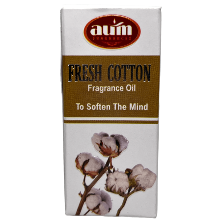 Cotton Fragrance Oil AUM FRAGRANCES Zur Beruhigung des Geistes 10ml.