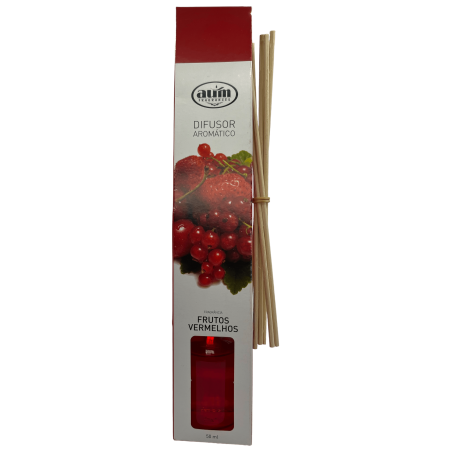 Ambientador Mikado Fruits Vermells d'AUM Fragrances 50ml.