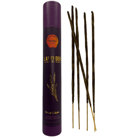 Encens Lavanda Pure Soul AUM Fragrances - Encens artesanal indi d'alta qualitat - 25gr.
