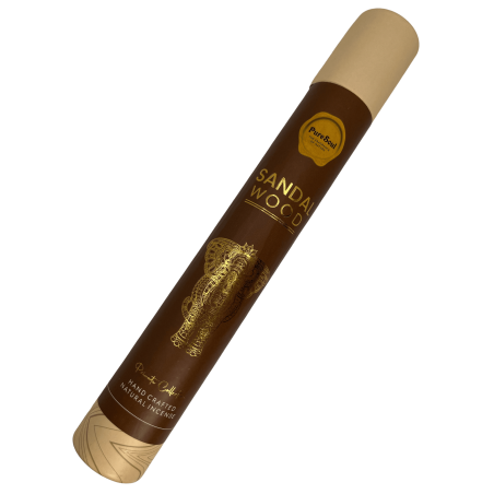 Incenso de Sândalo Fragrâncias Pure Soul AUM - Incenso indiano artesanal de alta qualidade - 25gr.