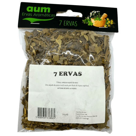 7 herbs AUM Fragrances 50gr. - Cure emotions, eliminate negative energies and attract luck and positivity