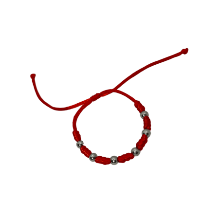 Bracciale in Acciaio 7 Nodi - HOSTENATURA Protegge dalle cattive vibrazioni e blocca le energie negative