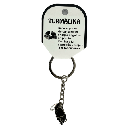 Clauer Turmalina Negra Esotèric - HOSTENATURA - Contra les males energies i convertir les males energies en positives