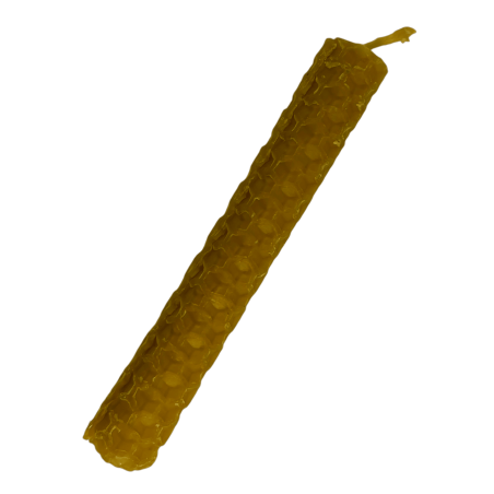 Natural Beeswax Honey Candle - 10x1cm - 15gr.