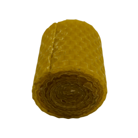Vela de Miel Redonda Cera de Abeja Natural - 5x5cm