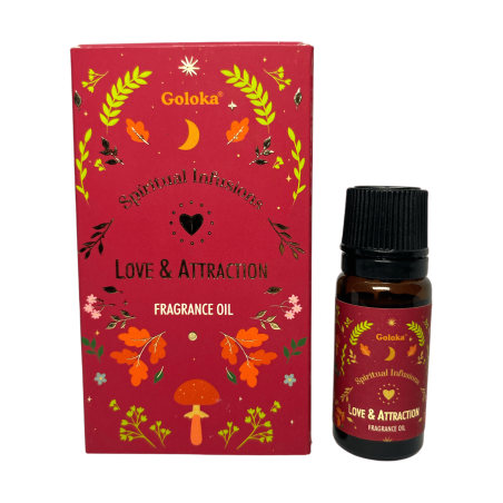 Aceite Fragancia Amor y Atracción GOLOKA Spiritual Infusions Love & Attraction 10ml.