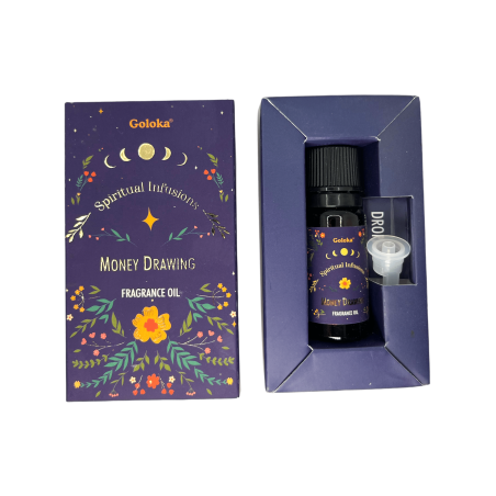 Geld anziehendes Duftöl GOLOKA spirituelle Aufgüsse Geldziehung 10ml.