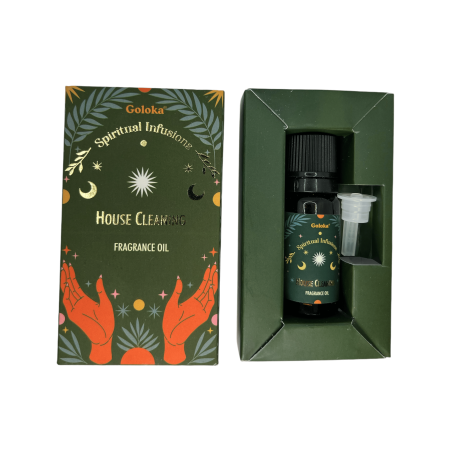Huile parfumée House Clean GOLOKA infusions spirituelles Nettoyant pour la maison 10ml.