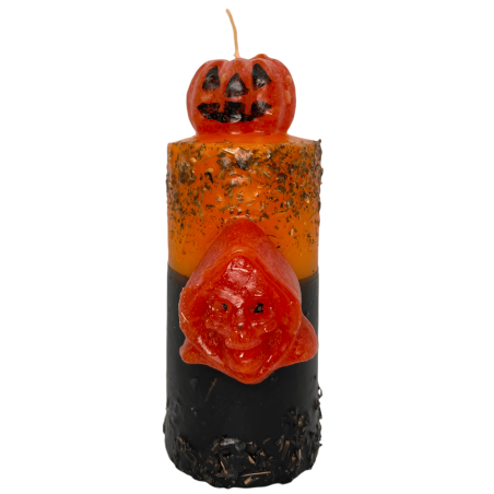 Vela Especial de Halloween Assusta Espíritos HOSTENATURA - Inclui Oração